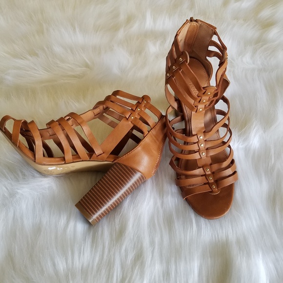 Charlotte Russe Shoes - Charlotte Russe Caged Stevie Sandals Size 8